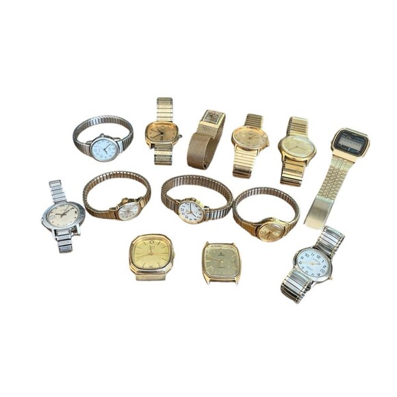 Timex Other - Lot Of 13 Vintage Timex Collectible Men's and Women's Watches REPAIR PARTS